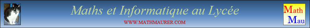 bannière du site www.mathmaurer.com