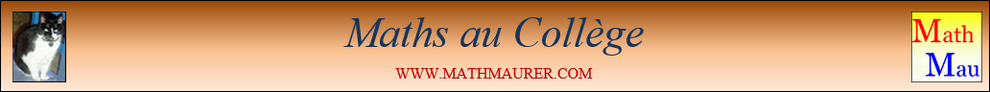 bannière du site www.mathmaurer.com