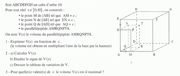 exercice sur Application en géométrie