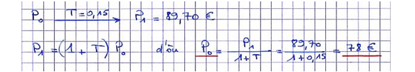 Corrigé exercice 1