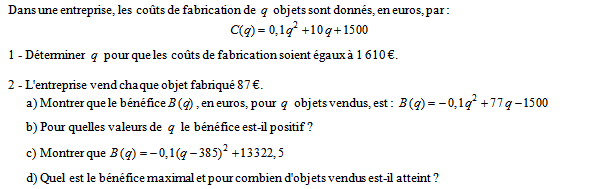 Exercice 3