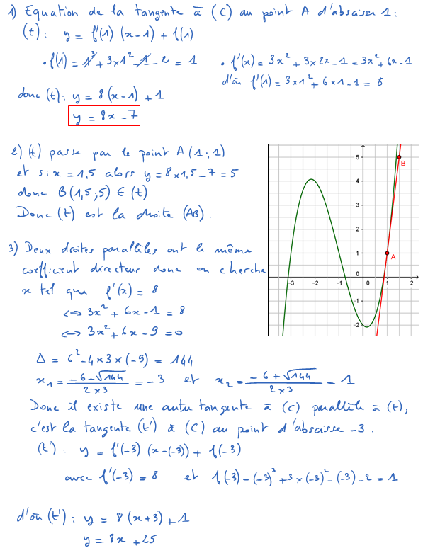 Corrigé exercice 3