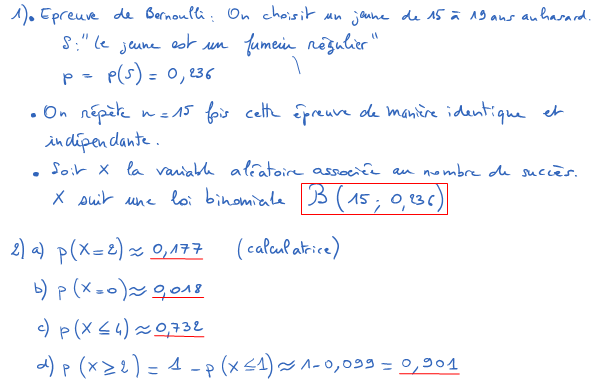 Corrigé exercice 2