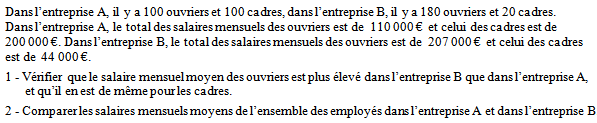 Exercice sur les suites numériques