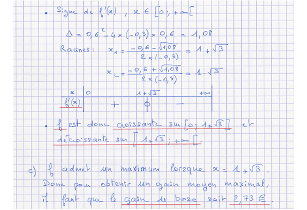 Corrigé exercice 5 sur les variables aléatoires