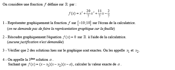 exercice sur Utiliser la calculatrice