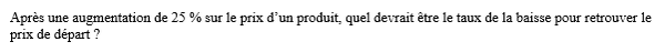 exercice sur Calcul de taux d'évolution réciproque<