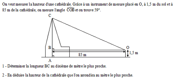 exercice sur Calculer des longueurs