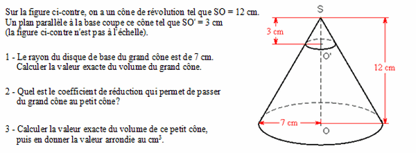 exercice sur Coefficient de réduction