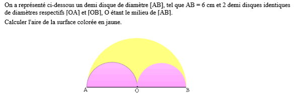 exercice sur Calculer l'aire de l'arbel