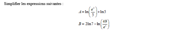 exercice sur Simplifier les expressions