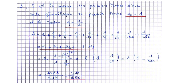 Corrigé exercice 1