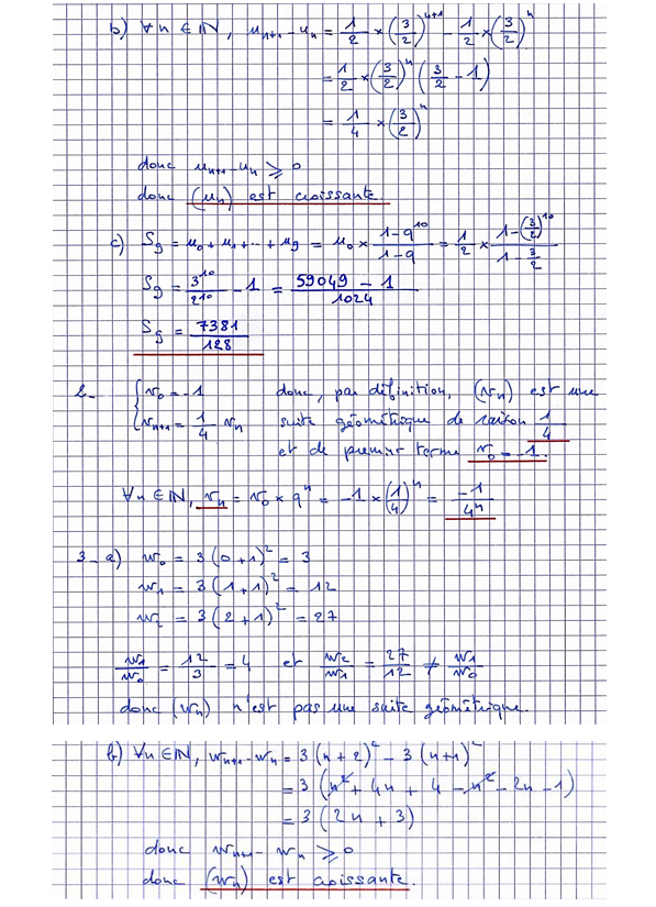 Corrigé exercice 2