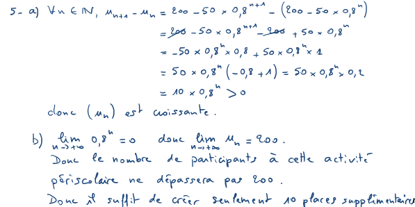 Corrigé exercice 1