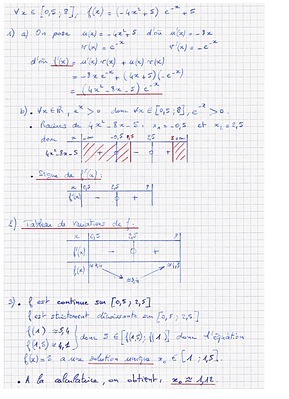 Corrigé exercice 2