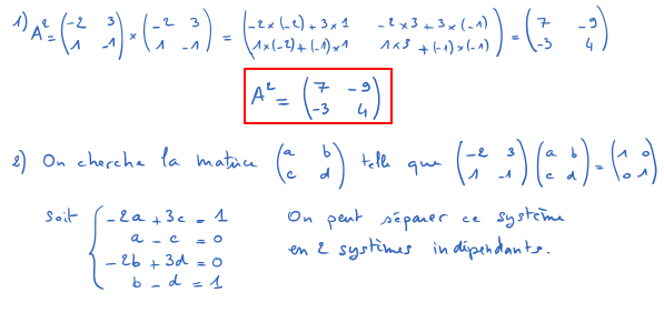 Corrigé exercice 2