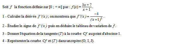 Exercice sur la continuité