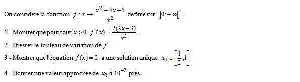 Exercice sur la continuité