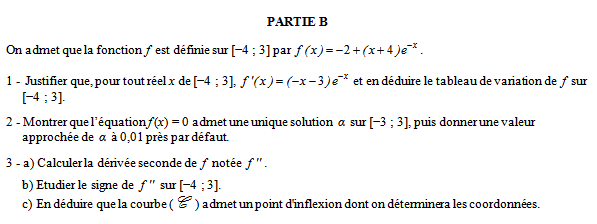 Exercice sur la convexité