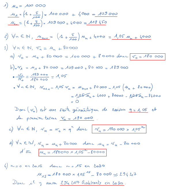 Corrigé exercice 2