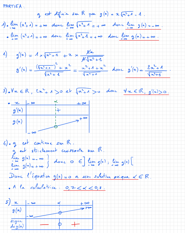 Corrigé exercice 1