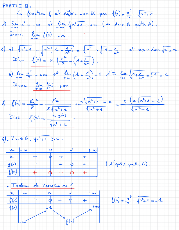 Corrigé exercice 1