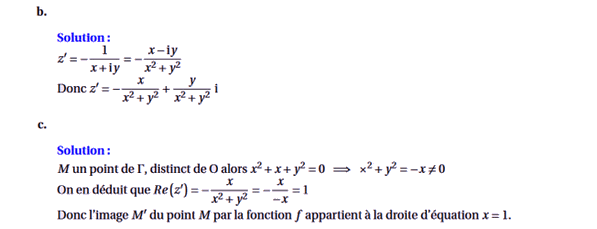 Corrigé exercice 1