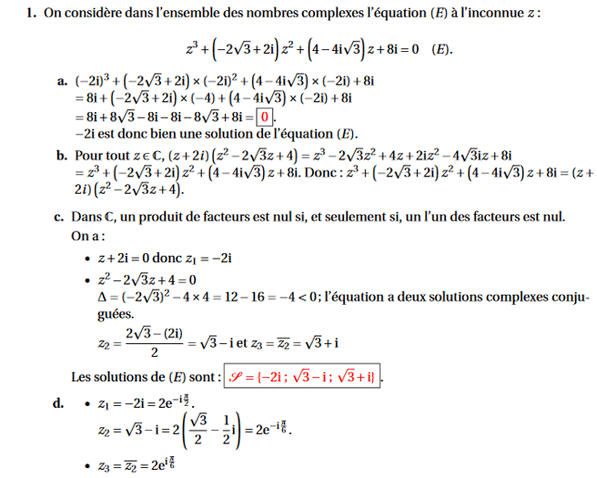 Corrigé exercice 2