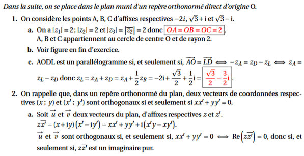 Corrigé exercice 2