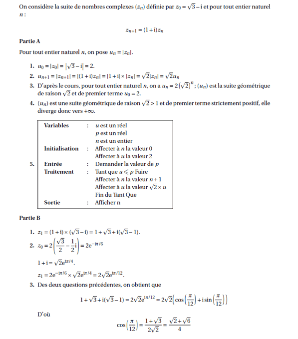 Corrigé exercice 2