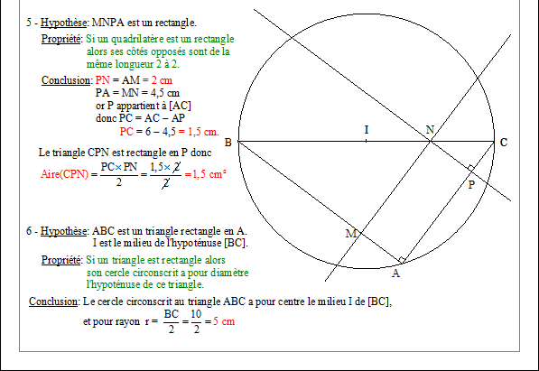 Corrigé exercice 3 sur la propriété de Thalès