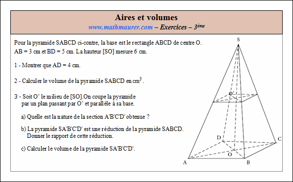 Exercice sur agrandissement et réduction
