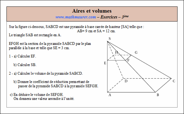 Exercice sur agrandissement et réduction